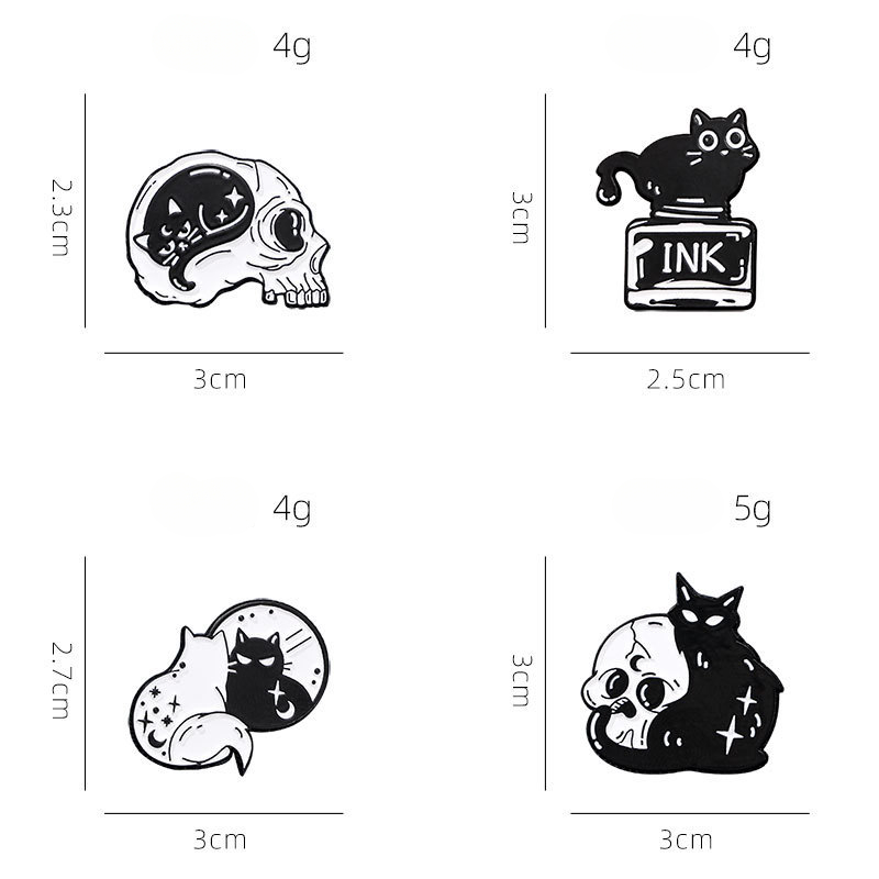 Süße schwarze Katze Sammlung P – Vintage Cartoon Collectible Bewertung und Preis