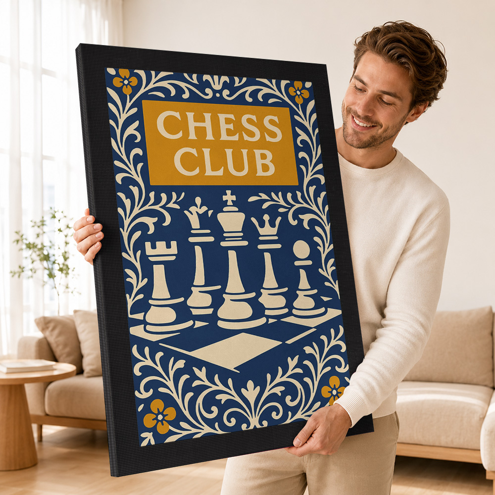 Schachclub Vintage Gerahmtes L – Collectible Vintage Photos Bewertung und Preis